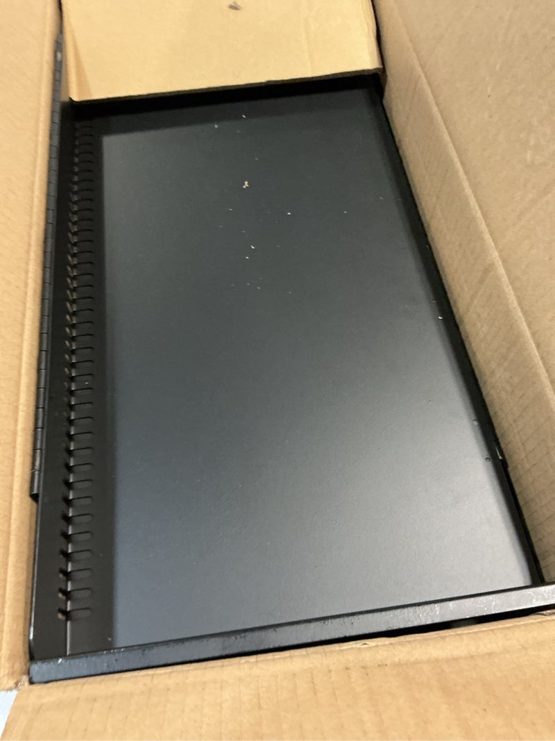 Condition photo showing Good Condition for colingmill rv stove top cover & gas burner board, features hinged design & fits most 3 or 4 burner rv/boat stoves crafted of 20-gauge steel w/powder-coated, 22 x 20 inch black
