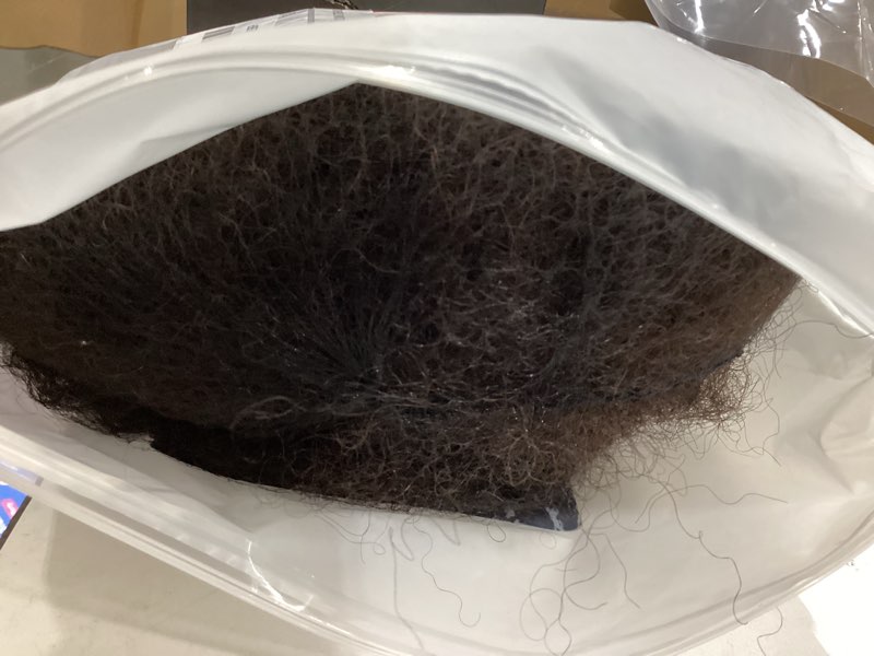 Condition photo showing Good Condition for afro kinkys bulk human hair for braiding afro kinky-curly human hair bulk for mini twist hair 12inchs 50g/pack bulk human braiding hair for micro locs extensions (1b, 12inchs,50g/pack) 12inchs,50g/pack 1b