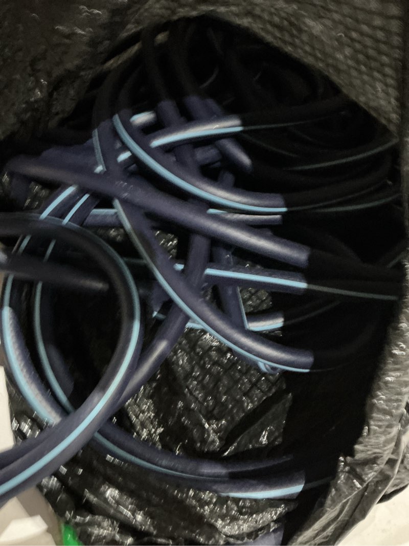 Condition photo showing As Is for impulse 5/8-in x 100-ft contractor -duty kink free rubber black hose