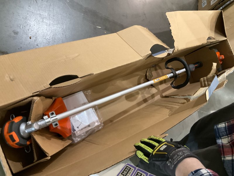 Condition photo showing Good Condition for husqvarna 130l gas string trimmer, 28-cc 2-cycle, 18-inch straight shaft gas weed wacker with rapid replace trimmer head for seamless string reloading, 970514405 130l 18" shaft