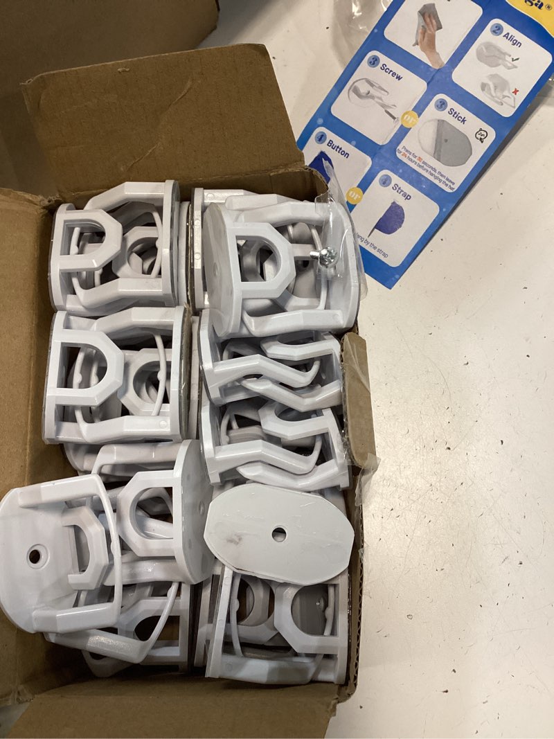 Condition photo showing Good Condition for 36 Pack Adhesive Hat Hooks for Wall, Super Strong Hat Rack for Baseball Caps, Hat Organizer Display for Home Decor, Hat Hangers Holder for Wall, Door, Closet, No Drilling - USA Patented (White) White 36Pack