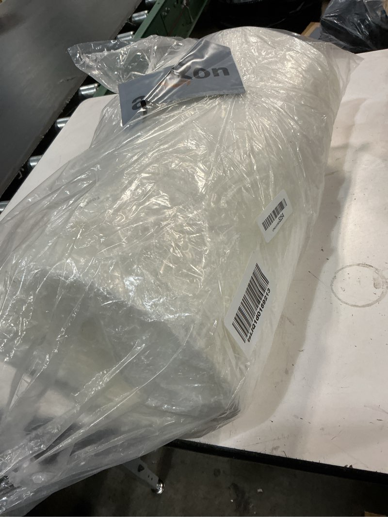 Condition photo showing As Is for foamyfoam high density 1 inch thick, 18 inch wide, 72 inch long upholstery foam, cushion replacement 1" x 18" x 72" (1 pack)
