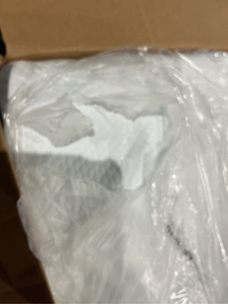 Condition photo showing Good Condition for yojoker wedge pillow for sleeping - 12 inch bed wedge for headboard triangle pillow, memory foam wedges for acid reflux, gerd, snoring, post surgery back pain relief, leg elevation, washable cover white grey memory foam 24x24x12"