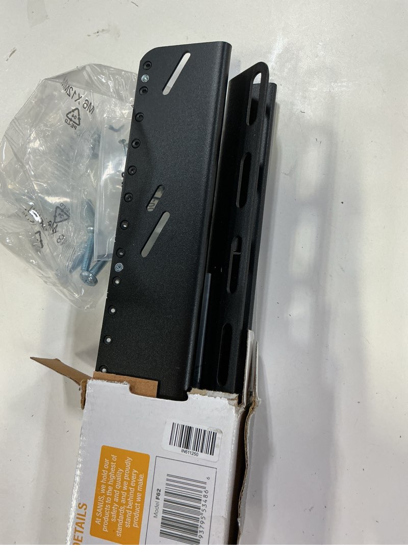 Condition photo showing Good Condition for sanus vuepoint drywall low profile tv wall mount for 32” - 90” tvs up to 135lbs - no drill or studs required