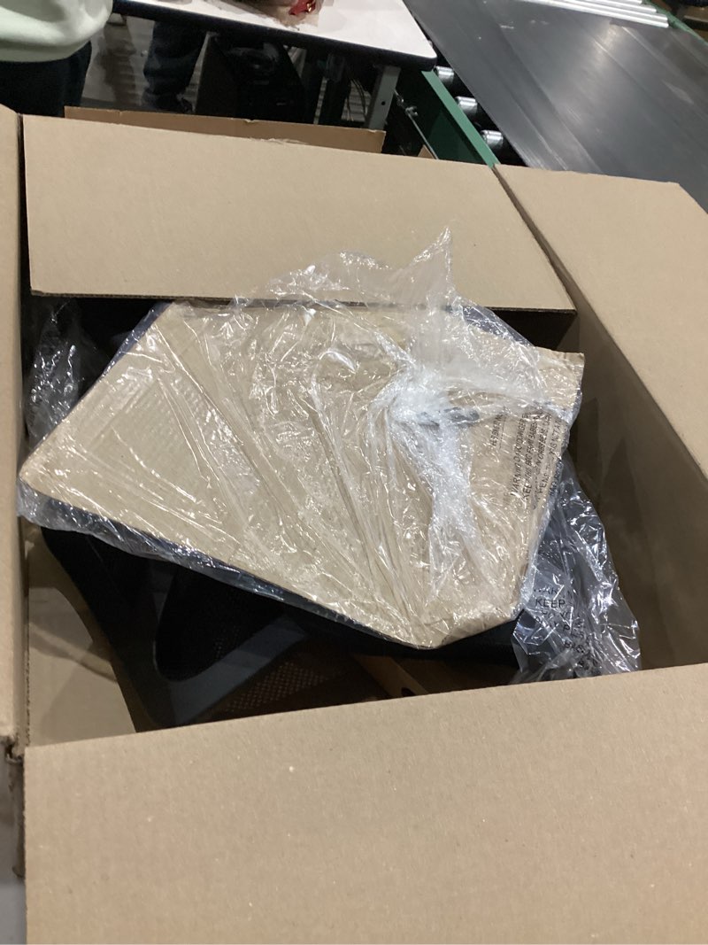 Condition photo showing As Is for Sweetcrispy Small Office Desk Chair, Ergonomic Low-Back Mesh Rolling Work Swivel Chairs with Wheels, Armless Comfortable Seat Lumbar Support for Home, Bedroom, Study, Student, Adults,Classic Black