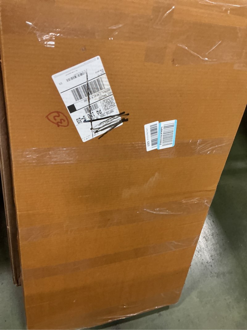 Condition photo showing New/Like New for BON AUGURE Coffee Table for Living Room, Farmhouse Wood Center Table, Rectangle Mid-Century Living Room Tables, Unique Fluted Panel Coffee Tables (Rustic Oak, 43Inch) Rustic Oak 43 Inch