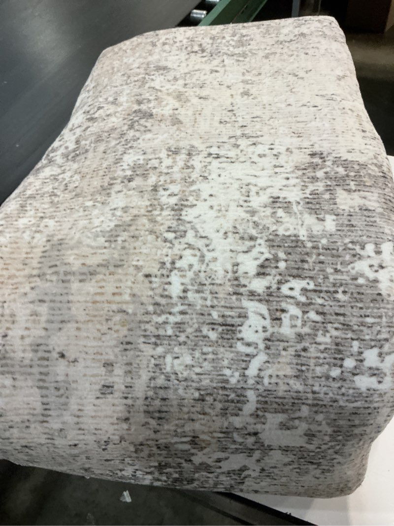 Condition photo showing Good Condition for 9x12 washable living room rugs - modern abstract neutral soft large area rugs for bedroom non-slip low pile thin stain-resistant carpet for dining room home office (beige grey