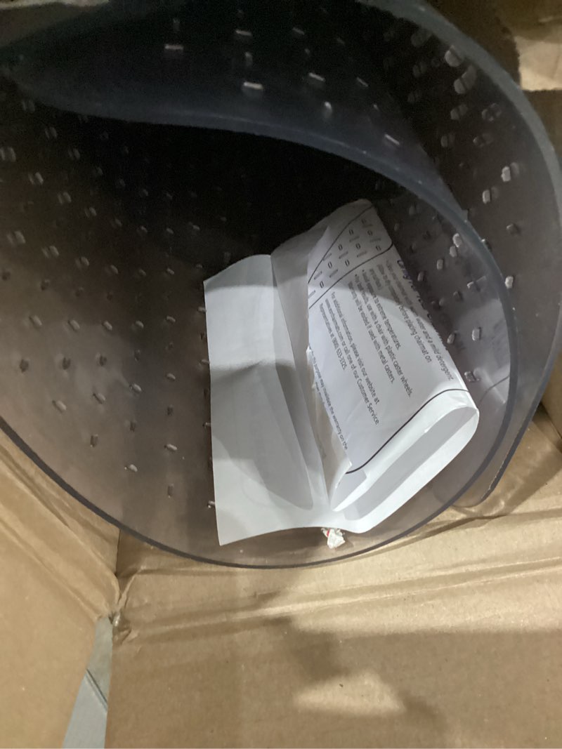 Condition photo showing New/Like New for Chair Mat for High Pile Carpet 45"x53" Rectangle with Lip, Beveled Edge