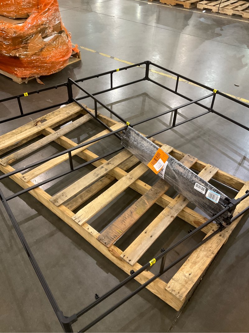 Condition photo showing As Is for ZINUS 9 Inch WonderBox(TM) Smart Box Spring, Quick Assembly Mattress Foundation, Durable Metal Frame, King, Grey King 9 inch New Quick Assembly