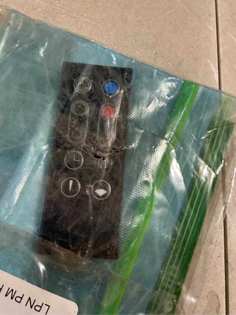 966538-01 replacement fan remote control for dyson am09 hot + cool heater tower fan with battery wit