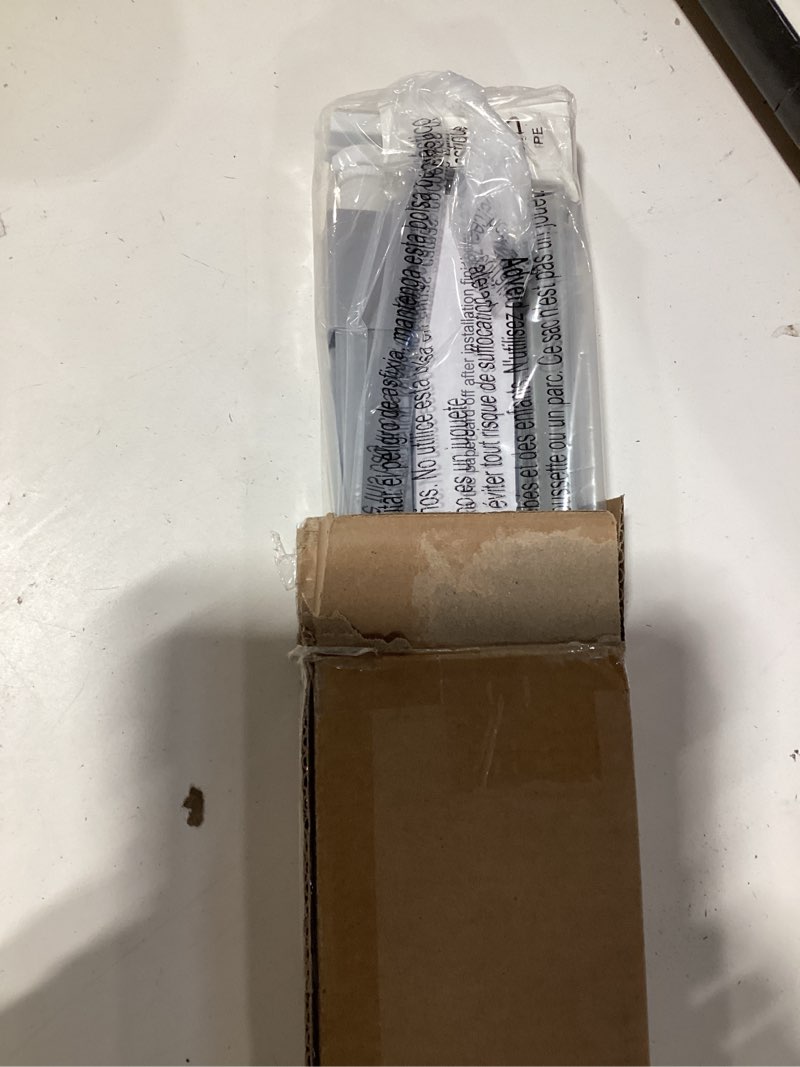 Condition photo showing Good Condition for lazblinds no tools no drill 1" vinyl mini blinds, cordless blinds for windows, light filtering horizontal window blinds & shades, 46" w x 64" h, grey cordless-grey 46" w x 64" h