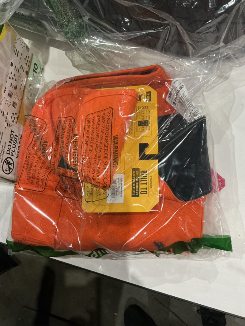 carhartt firm duck insulated dog chore coat, durable weather resistant jacket for cold and windy con