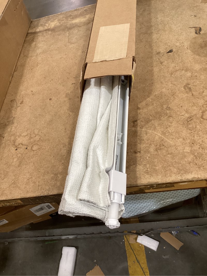 Condition photo showing Good Condition for no tools no drill cordless roman shades for indoor windows 100% blackout, for window size 30" w × 64" h white white 30" w × 64" h