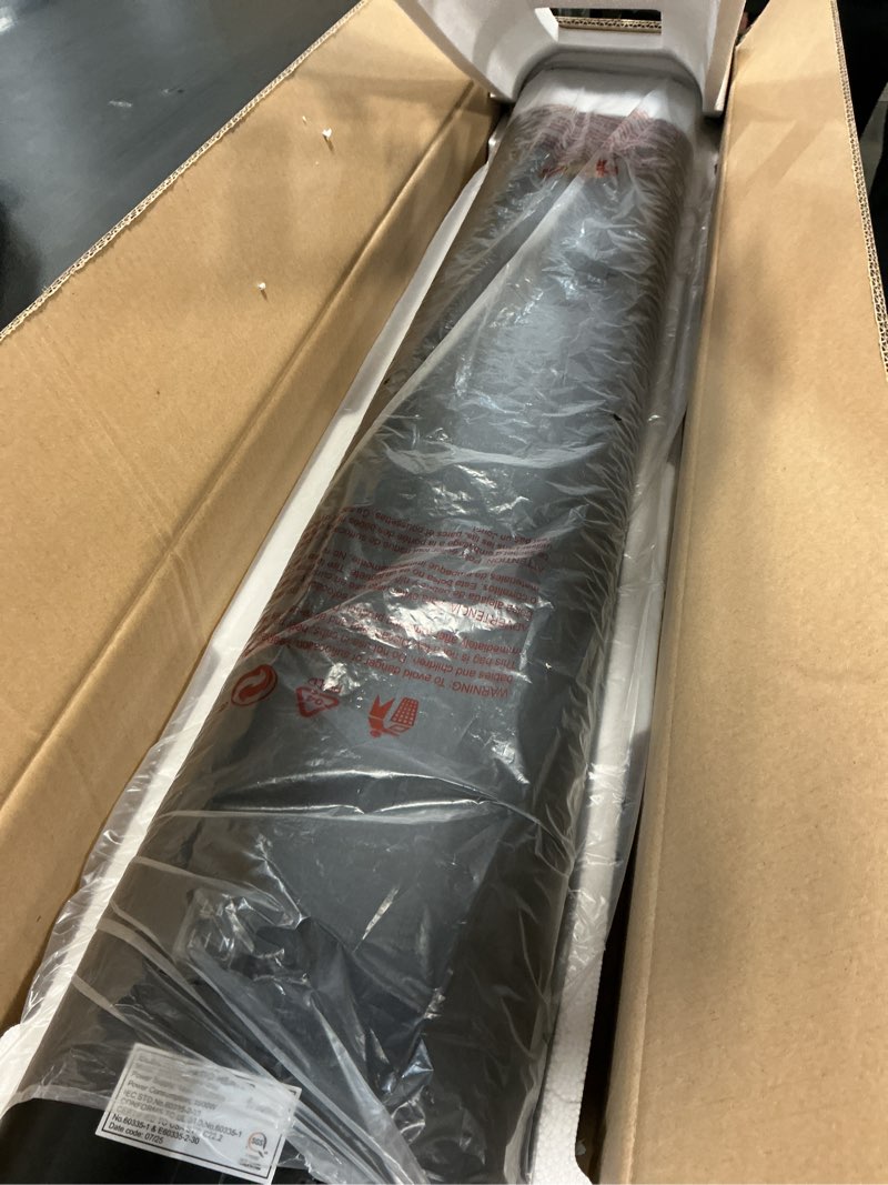 Condition photo showing Good Condition for Outdoor Electric Patio Heater, 3-in-1 Heater with Audio Speaker & RGB Light, 1500W Infrared Tower Standing, 43-inch, IP65 Water & Snow Proof for Patio, Deck, Garage & Sunroom, Aluminum Unibody Design