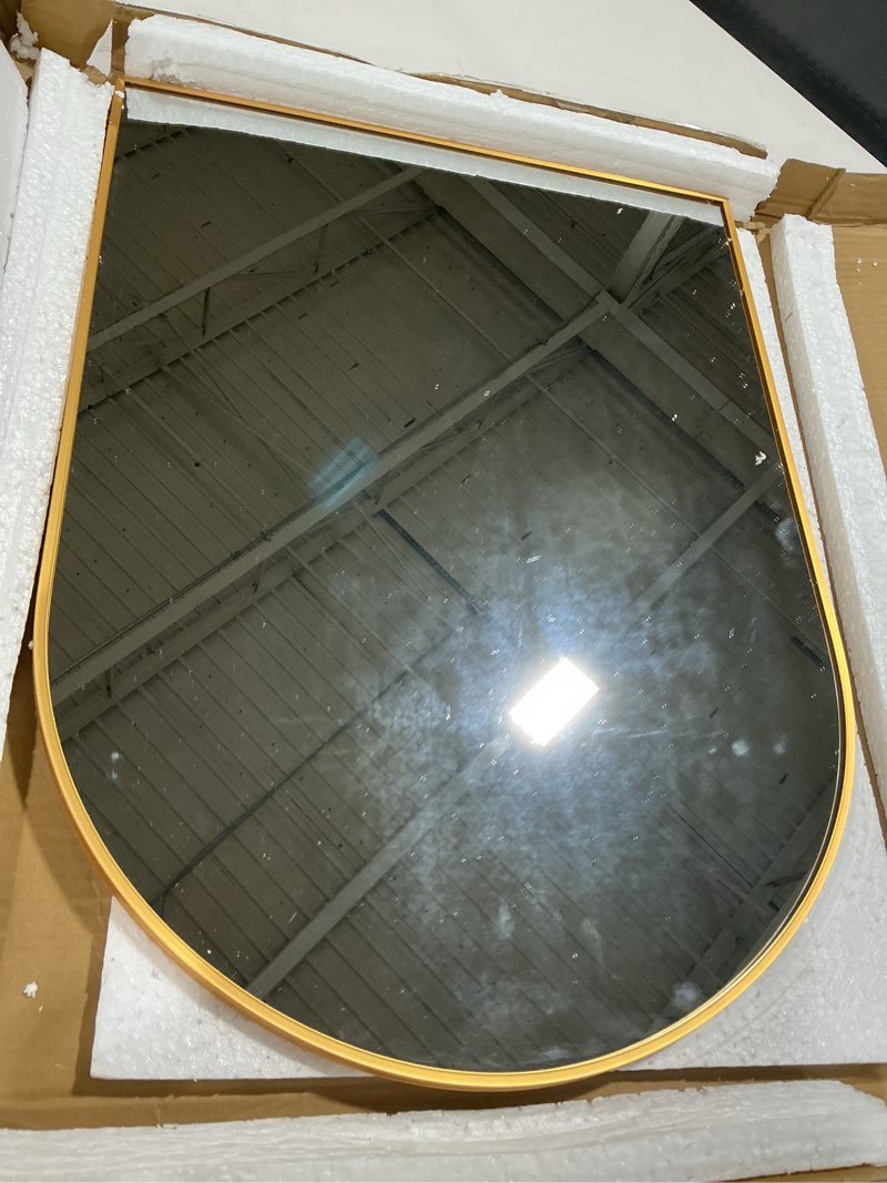 Condition photo showing Good Condition for Colingmill 24 x 18 Inch DIY Wedding Seating Chart Mirror with Mirror Decal Sticker Wedding Reception Display Chart Board Our Favorite People Find Your Seat Date Signs for Marriage Decor(Gold)