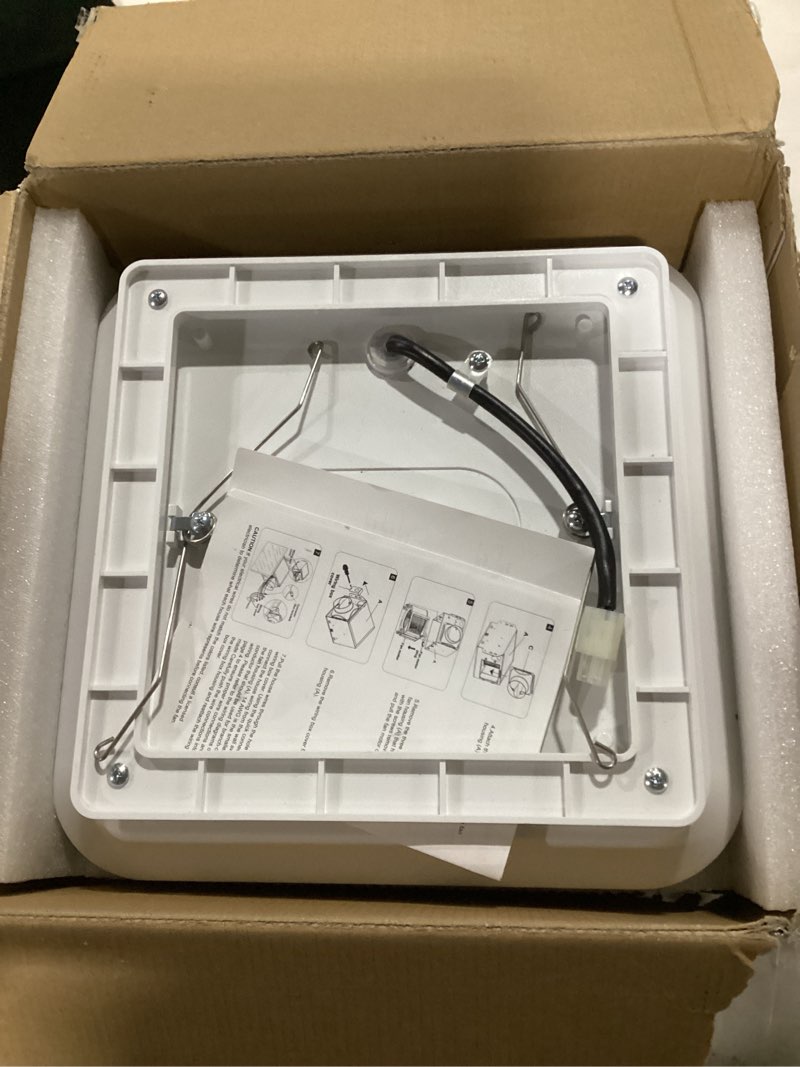 Condition photo showing Good Condition for Fitop Bathroom Exhaust Fan with Light, 110 CFM 43W 1200LM Ceiling Mount Shower Ventilation Exhaust with Light, 1.0 Sones Bathroom Vent with Light, Bathroom Fan LED Light 3000K/4000K/5000K White
