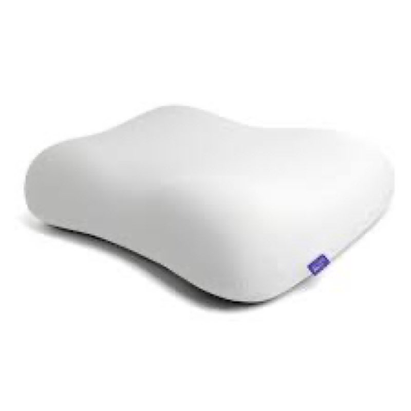 CUSHION LAB Deep Sleep Pillow, Patented Ergonomic Contour Design for Side & Back Sleepers, Orthopedic Cervical Shape Gently Cradles Head & Provides Neck Support & Shoulder Pain Relief - Calm Grey