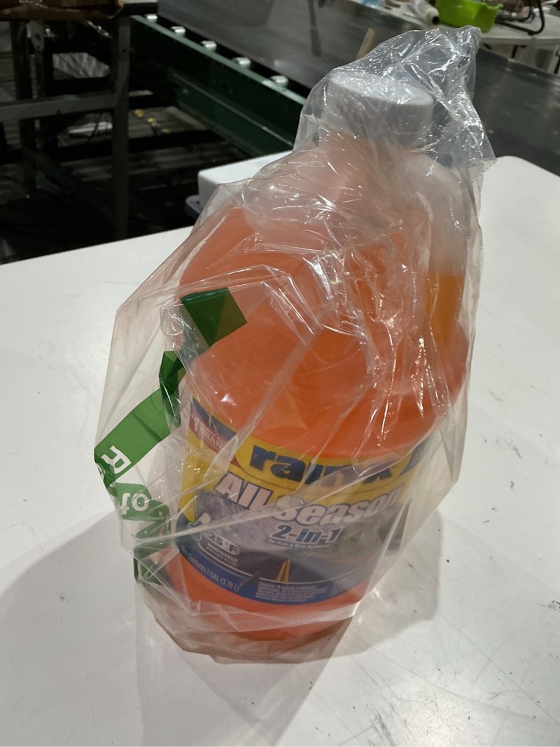 Condition photo showing New/Like New for rain-x all season -25°f 2-in-1 de-icer & bug remover windshield washer fluid - 1 gallon 1 pack