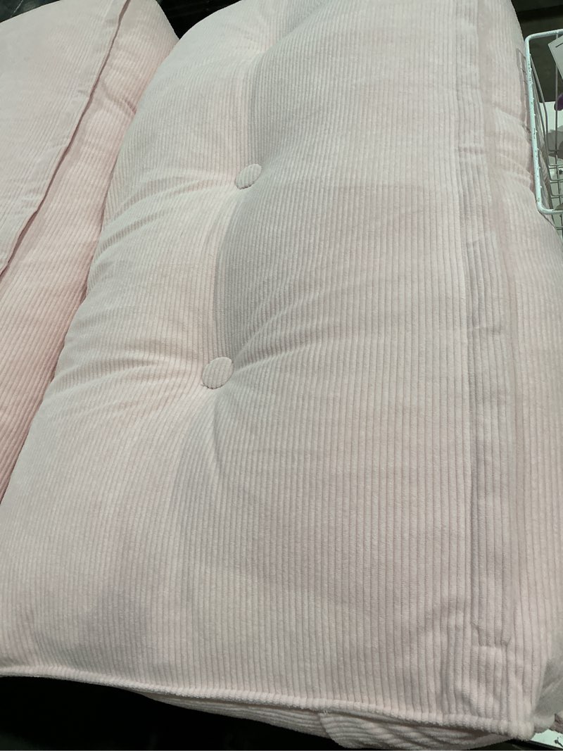 Condition photo showing Good Condition for headboard pillow wedge pillow headboard dorm headboard twin xl long back pillow for bed sitting up sleeping bolster pillow for mattress gap filler twin size:39x16x8in pink