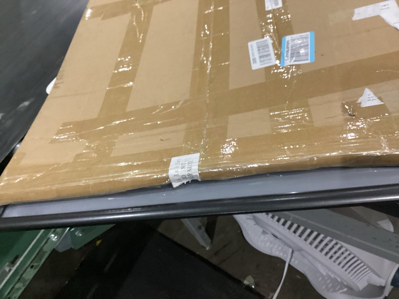 Condition photo showing Good Condition for morningro black snap poster frame 40 x 24 inch heavy duty aluminum with clear gloss overlay with mounting hardware includes 4 mounting screws and drywall anchors black 40 x 24 inch