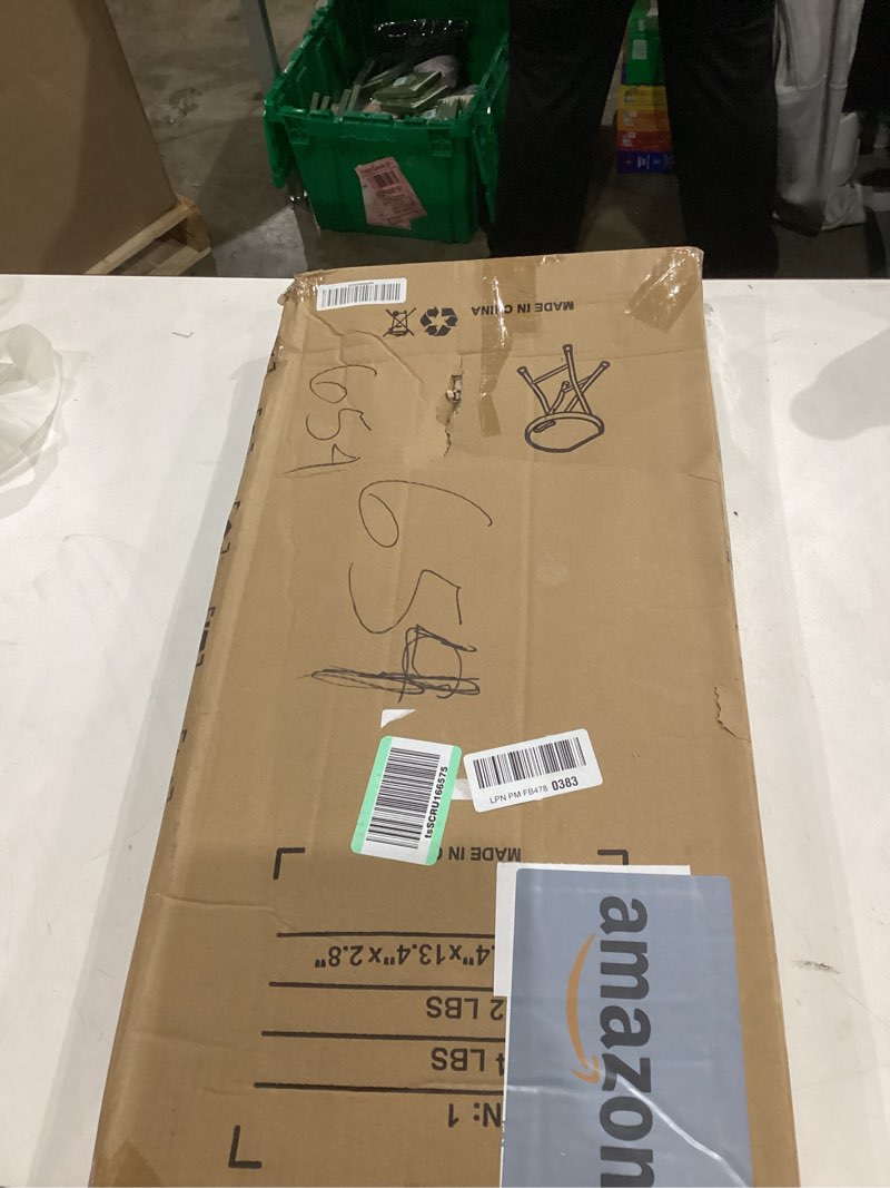 Condition photo showing Good Condition for Folding Stool with Handle, Folding Chair,Folding Bar Stool with Non-Slip Feet,600 lbs Capacity,Indoor and Outdoor Foldable Stool for Adults(13"×11.5"×18") 18-inch Black 18-Inch Set of 1