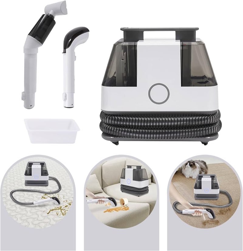 Portable Carpet Cleaner Machine with Steam- B0FWBBRRQG