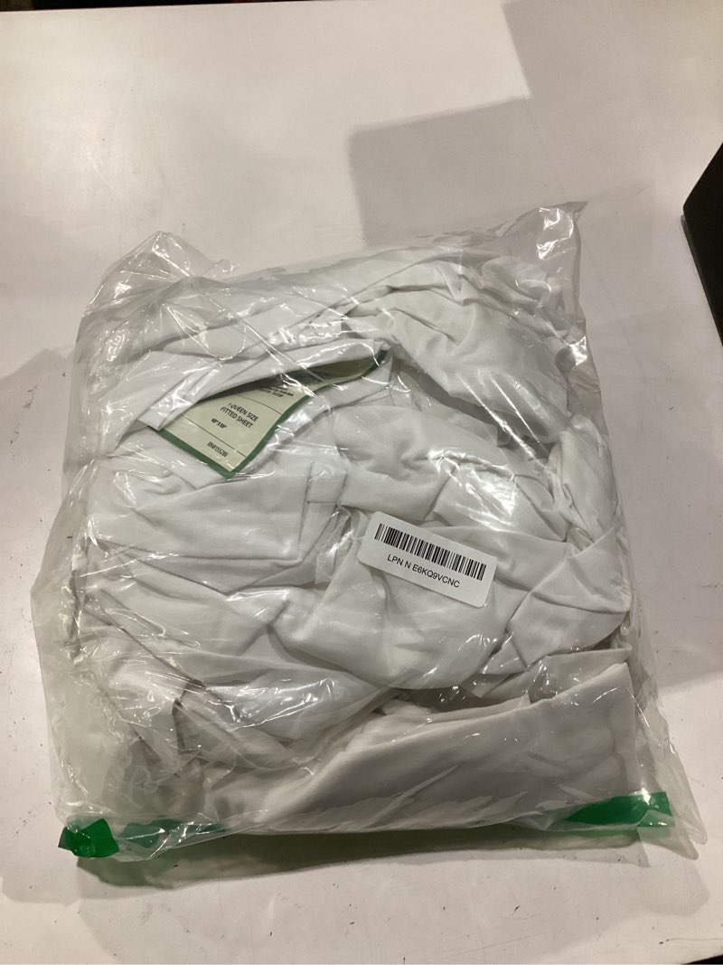 Condition photo showing Good Condition for lane linen queen sheets 100% organic cotton gots certified percale weave deep pocket 4 piece soft breathable cooling lightweight all season machine washable crisp - white queen 01: pure white