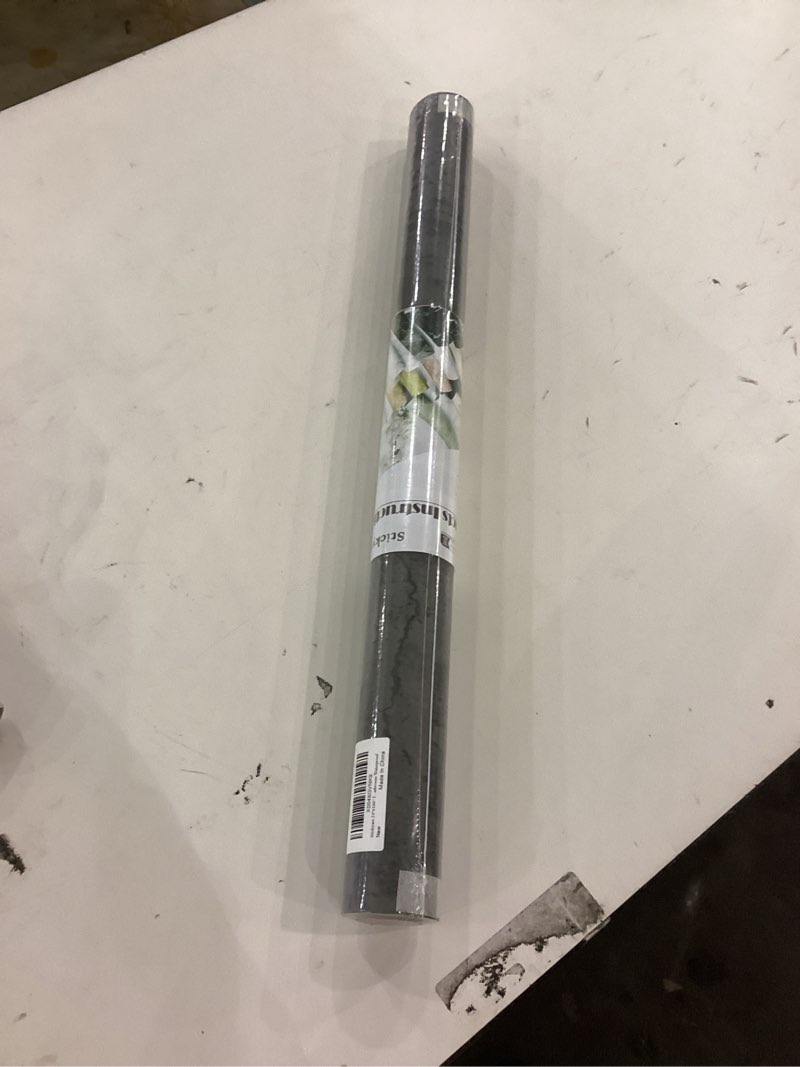 Stickyart 24"x160" Industrial Slate Grey Textured Wallpaper Peel and Stick Countertop Contact Paper 