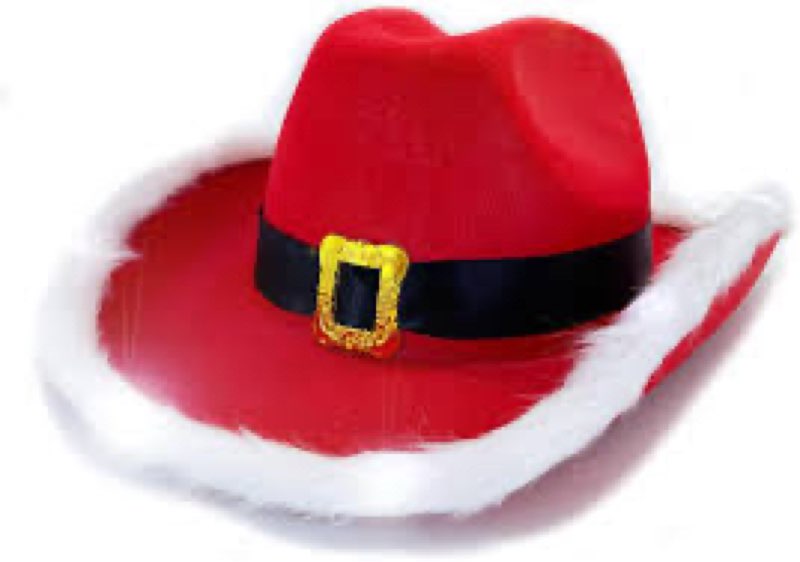 (Box of 13 pcs)Led Flashing Christmas Red Santa Clause Western Holiday Light Up Hat For Halloween Costume Party Birthday Christmas