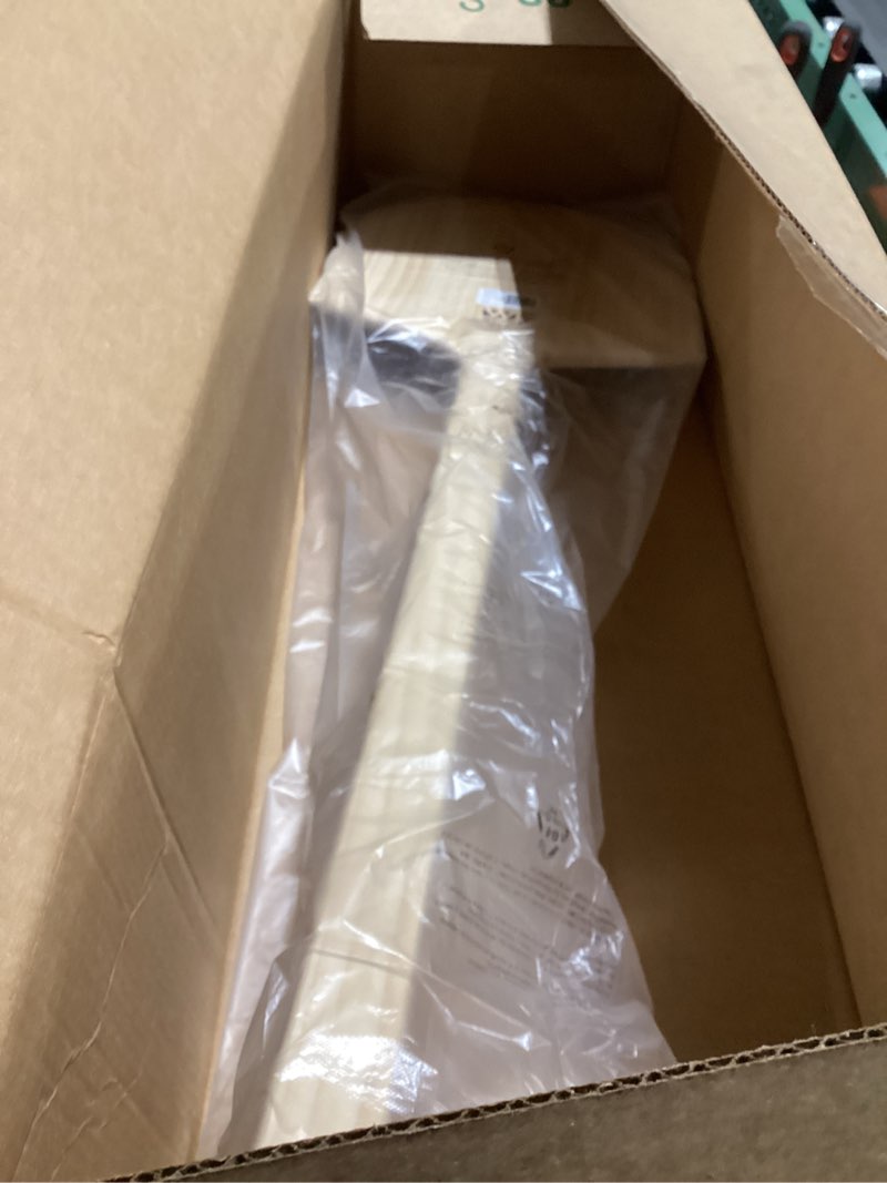 winco 12" x 13" x 42" wooden pizza peel with 42" handle