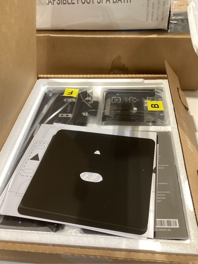 Condition photo showing Good Condition for samsung slim fit tv wall mount, compatible w/ 43”- 85” q series, crystal uhd series televisions, easy installation, blends w/any interior, minimalist look, wmn-b50eb/za, 2022, black 43”-85”