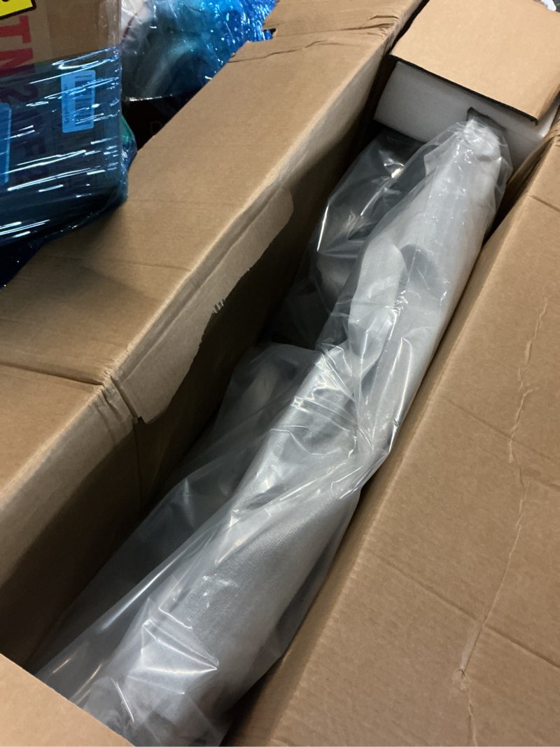 Condition photo showing As Is for Grille Set 8pcs Compatible with Dodge Ram 1500 2019 2020 2021 2022 Front Upper Bumper Grill + Mesh Cover Plate + Grille Base Back Bracket + Front Grille Trim Covers 68404864AD (Black) Black 8pcs