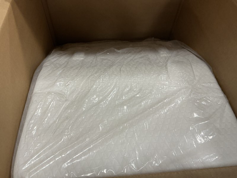 Condition photo showing Good Condition for Leg Elevation Pillow for After Surgery, 8inch Foam Leg Elevating Pillow for Swelling and Blood Circulation, Leg Wedge Pillow for Sleeping, Knee Pillow for Knee Hip Ankle Pain Relief, White Flat Top 8 Inch White/Grey