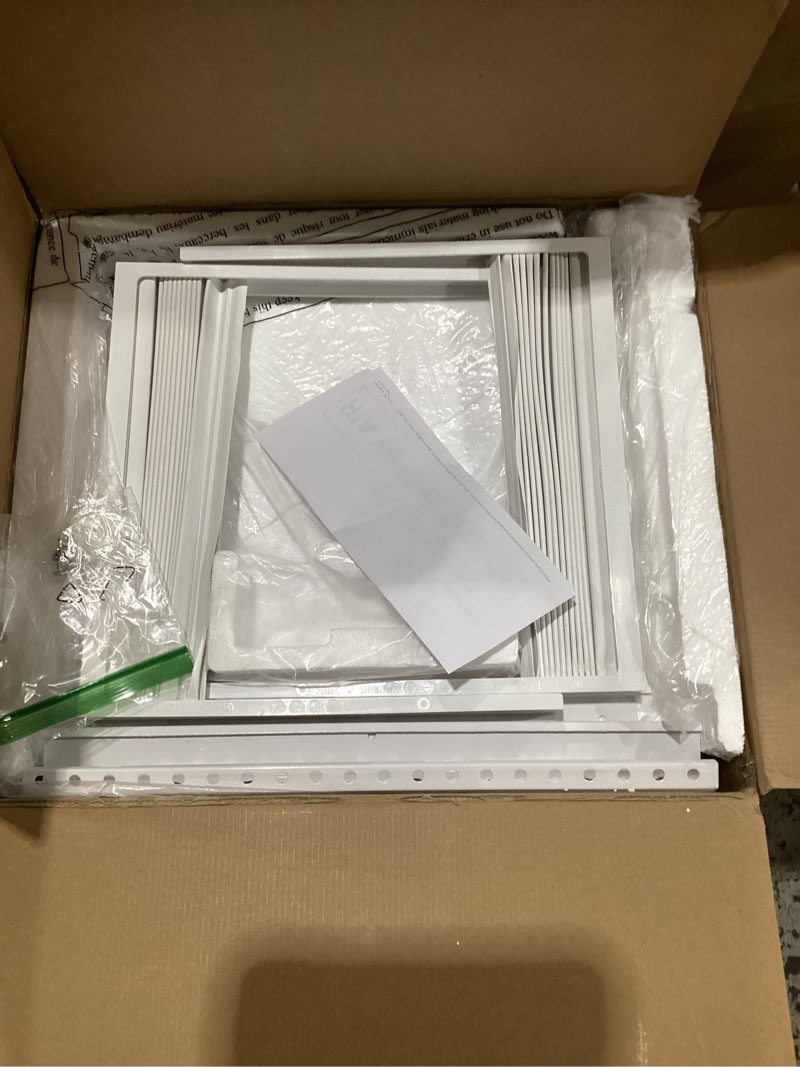Condition photo showing Good Condition for PRODUCT NOT TESTED Midea 5,000 BTU EasyCool Small Window Air Conditioner - Cool up to 150 Sq. Ft. with Easy-to-Use Mechanical Controls and Reusable Filter, Perfect for Small Bedroom, Living Room, Home Office