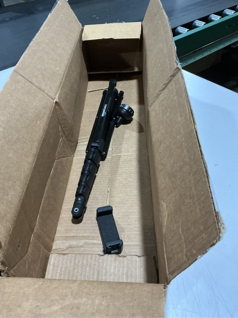 Condition photo showing Good Condition for Selfie Stick Travel Tripod for Cell Phone with Remote Control and Phone Holder, Extendable Selfie Stick for iPhone, iPhone Tripod for Video Recording, 50 Inch, Black 50 inch Black