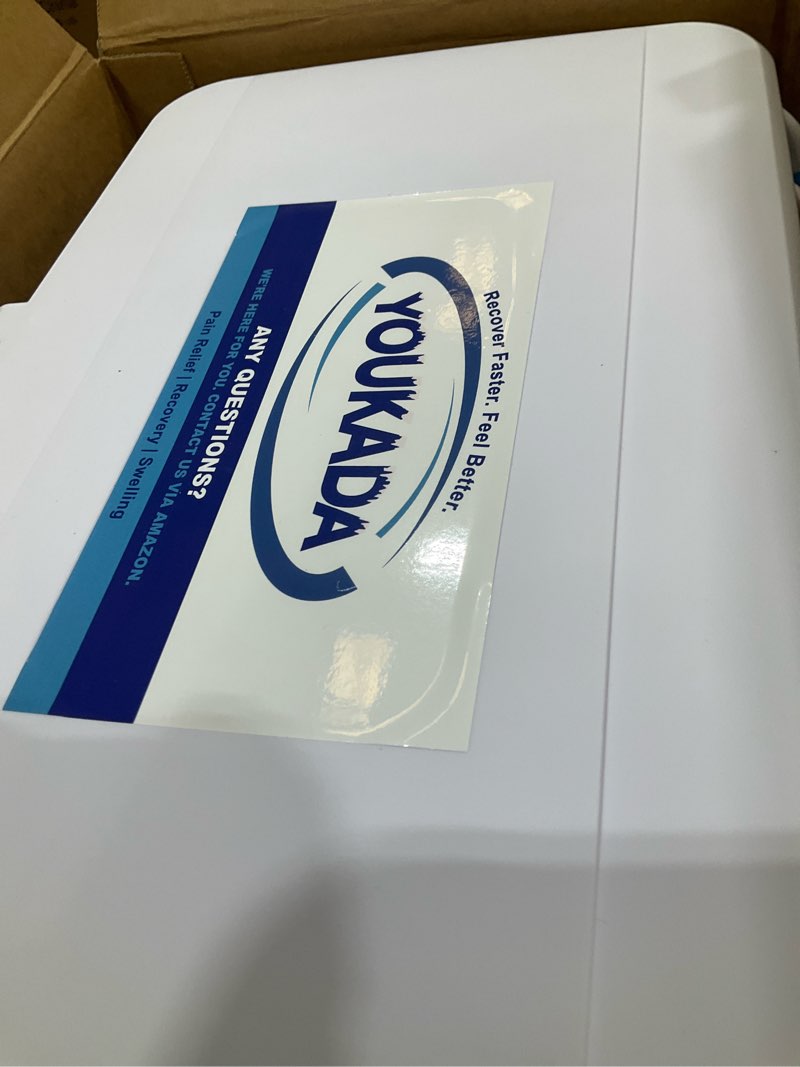 Condition photo showing Good Condition for cold therapy machine for post-surgery & sports injuries, ice machine for knee after surgery with digital control, ideal for knee, shoulder, back pain relief