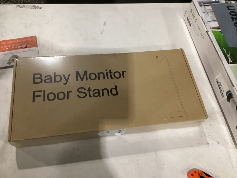 Condition photo showing New/Like New for baby monitor floor stand holder mount compactible for nanit pro & flex stand,infant optics dxr-8 pro,vtech,momcozy,hellobaby,vava,nooie ipc100,motorola vm75/vm50g/vm44 68.8"white