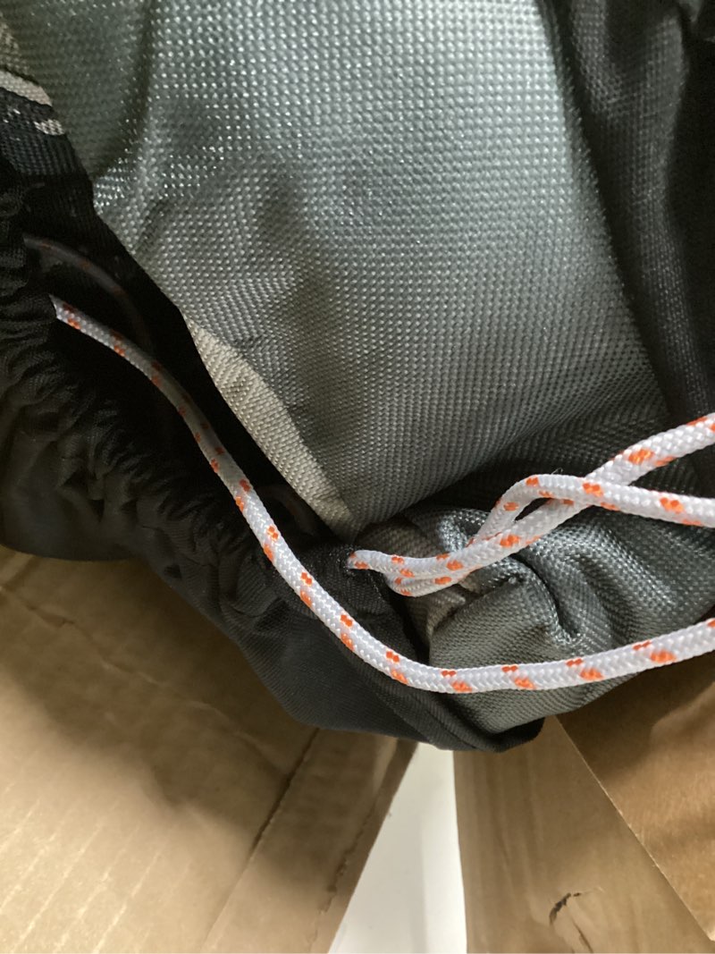 Condition photo showing Good Condition for KingCamp Oversized Camping Folding Chair, Heavy Duty 450 LBS with Lumbar Support, Padded seat with Cup Holder&Cooler Bag, Ideal for Camp, Fishing, Sports Event, Backyard, Patio, Lawn (Lava Grey) Lightgrey/Grey- 1 Pack