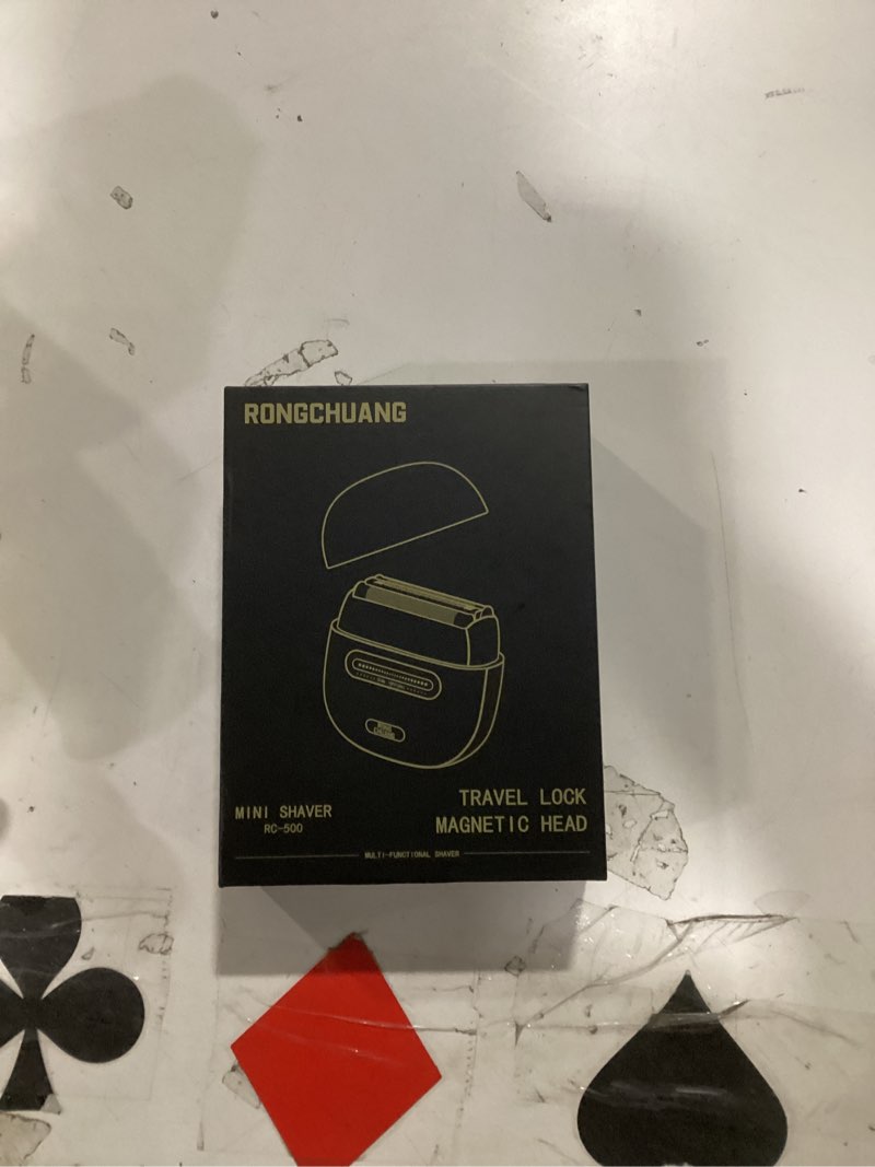 Condition photo showing Good Condition for Electric Foil Shavers for Men Portable Electric Razor Mini with 3D Floating Blades,Travel Lock & Fas