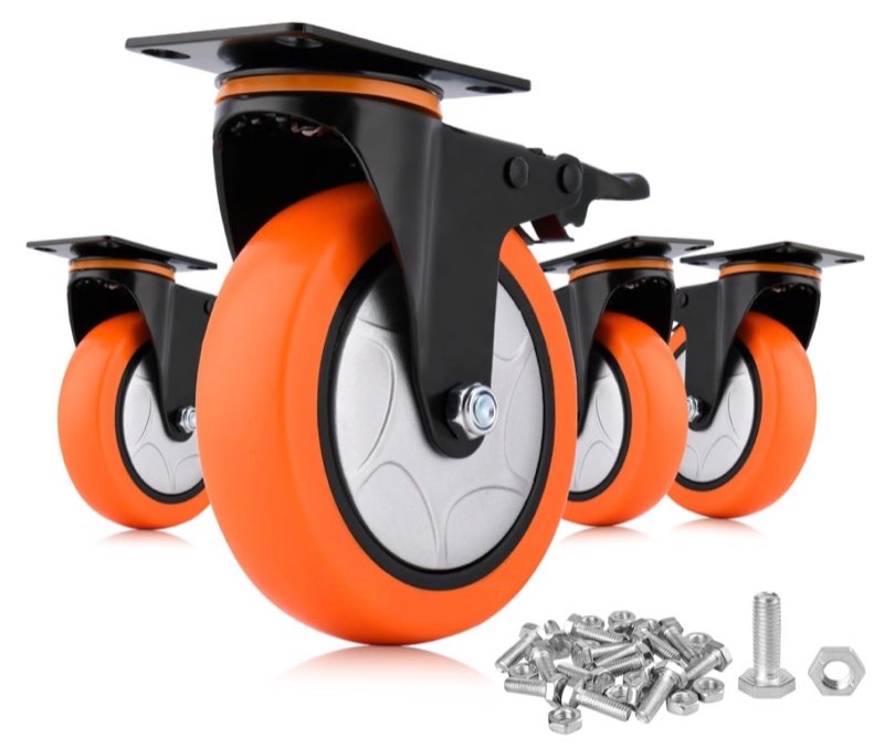 6 inch heavy duty swivel caster wheels