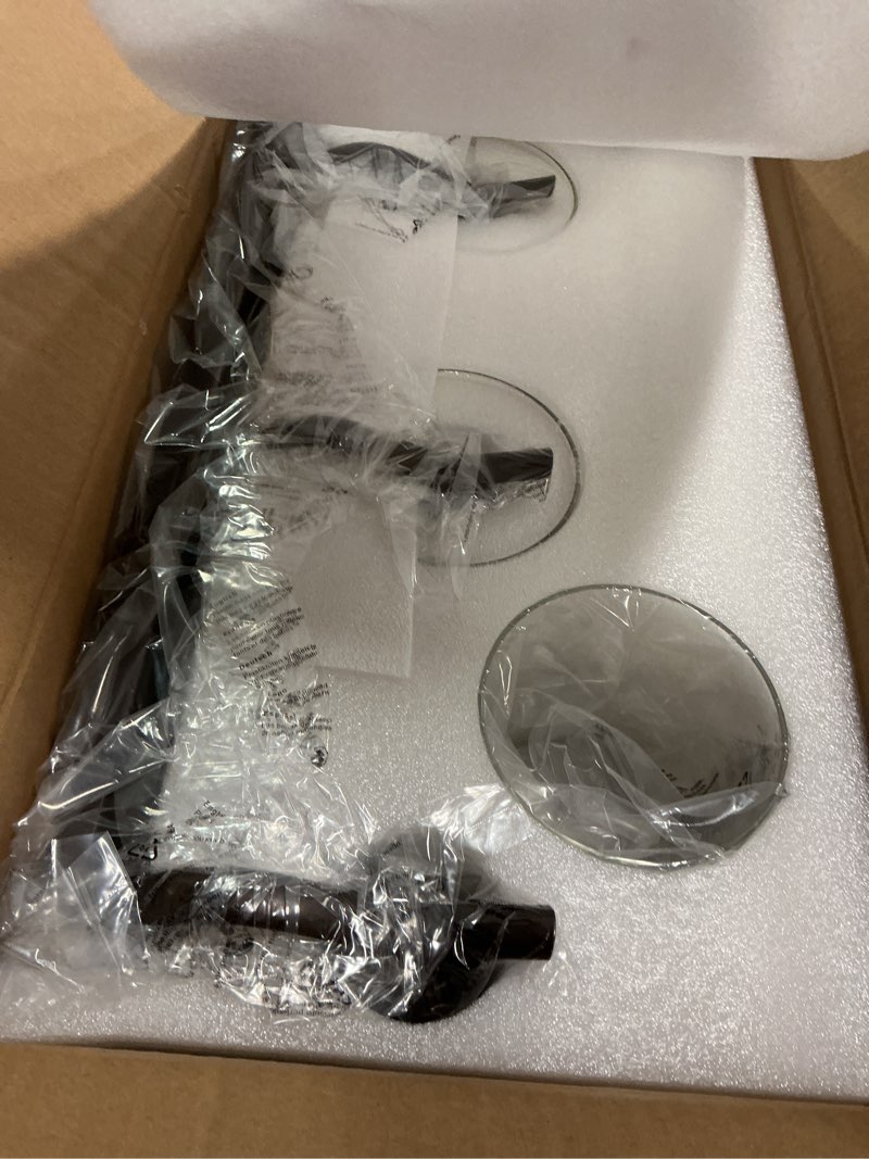 Condition photo showing Good Condition for 4 Light Bathroom Vanity Light, Morden Bathroom Vanity Lights Over Mirror Oil Rubbed Bronze Wall Sconce Light with Clear Glass Shade ZCVL01ORB-4 Oil-Rubbed Bronze & Clear Glass 4 LIGHT