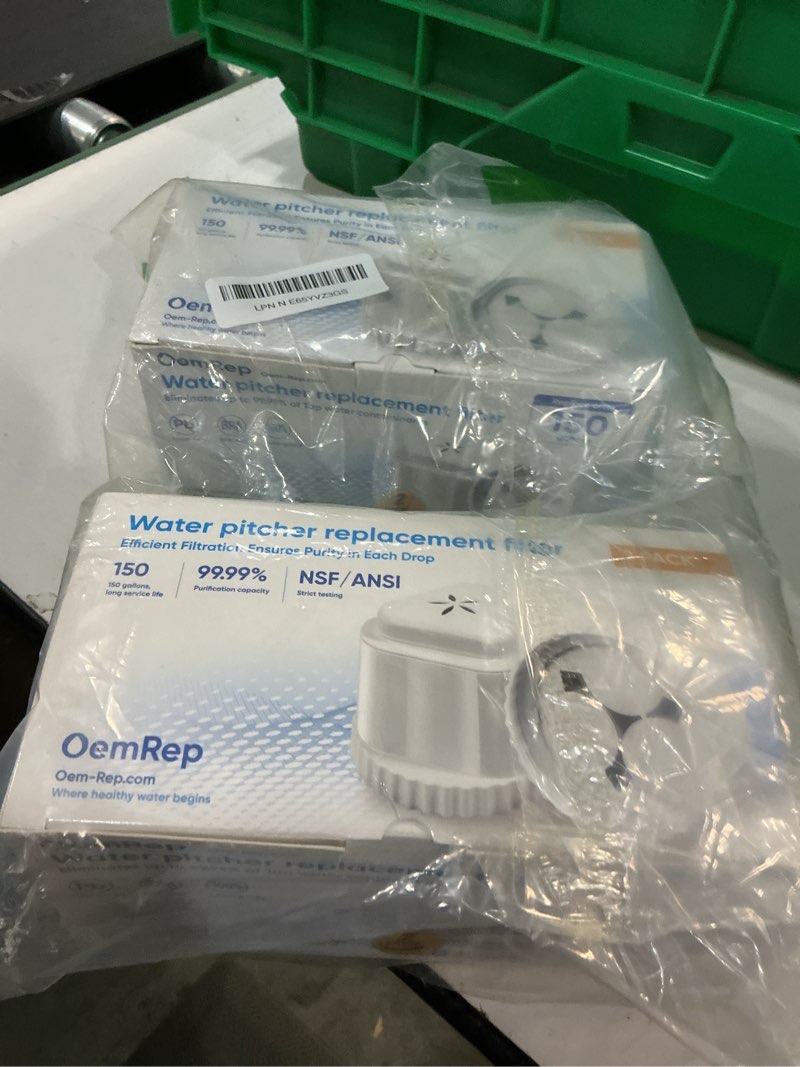 Condition photo showing Good Condition for 4pack replacement filter for epic water filter pitcher, water filter pitcher compatible with aquagear seychelle, bpa free. removes fluoride, chlorine, lead, odors