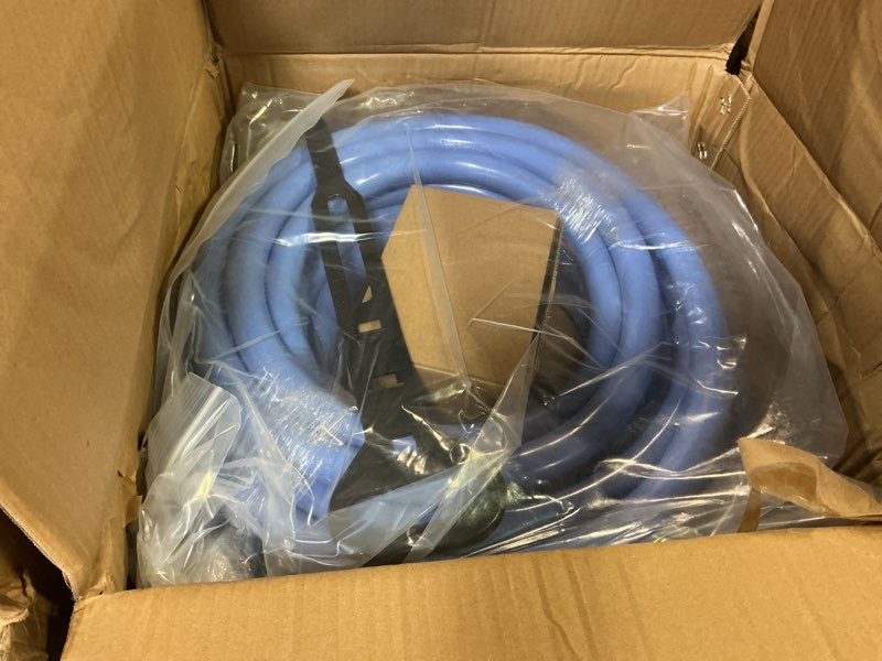Condition photo showing New/Like New for 50 amp generator cord and pre-drilled power inlet box, generator cords 50ft, 50 amp 125v/250v generator power cord, nema 14-50p / ss2-50r twist lock connector