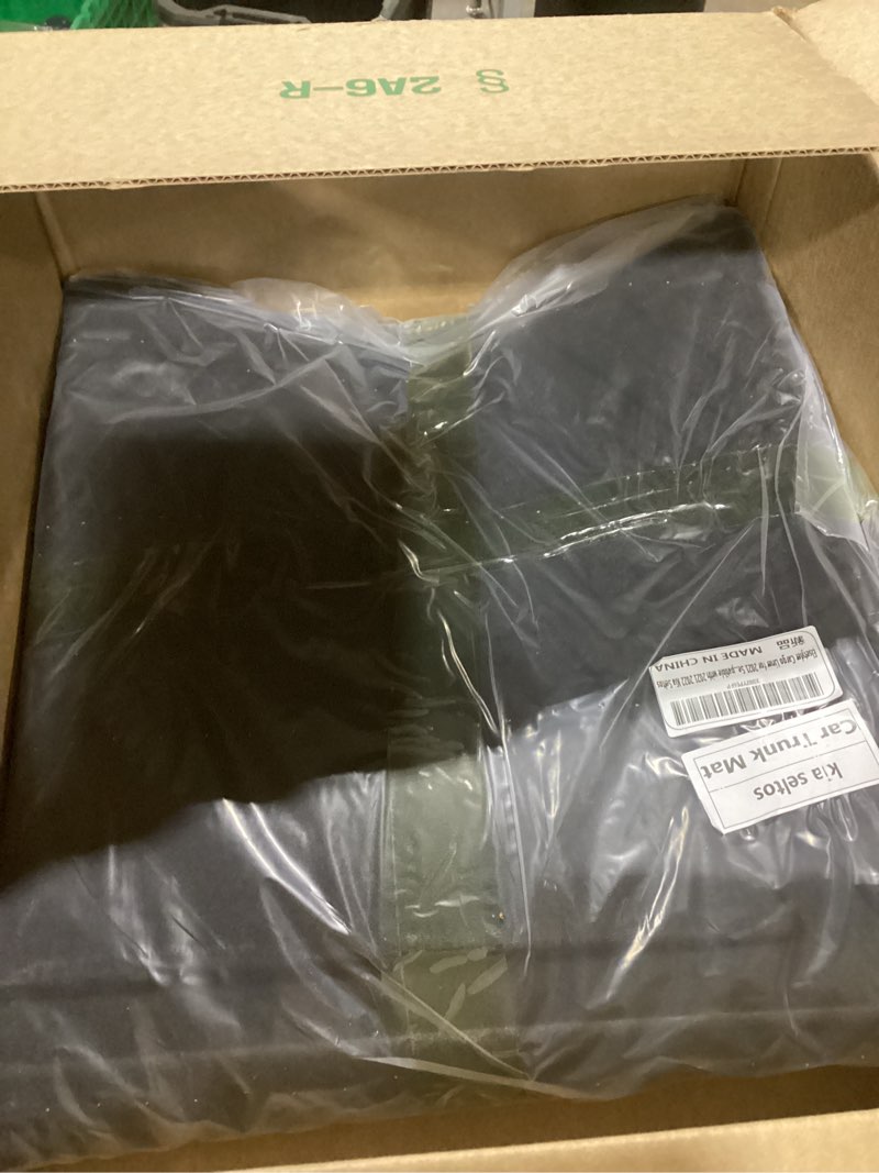 Condition photo showing As Is for elsetyler cargo liner for 2021-2026 seltos - black tpo all weather heavy duty waterproof rear cargo tray trunk floor mat protector compatible with 2021-2026 kia seltos