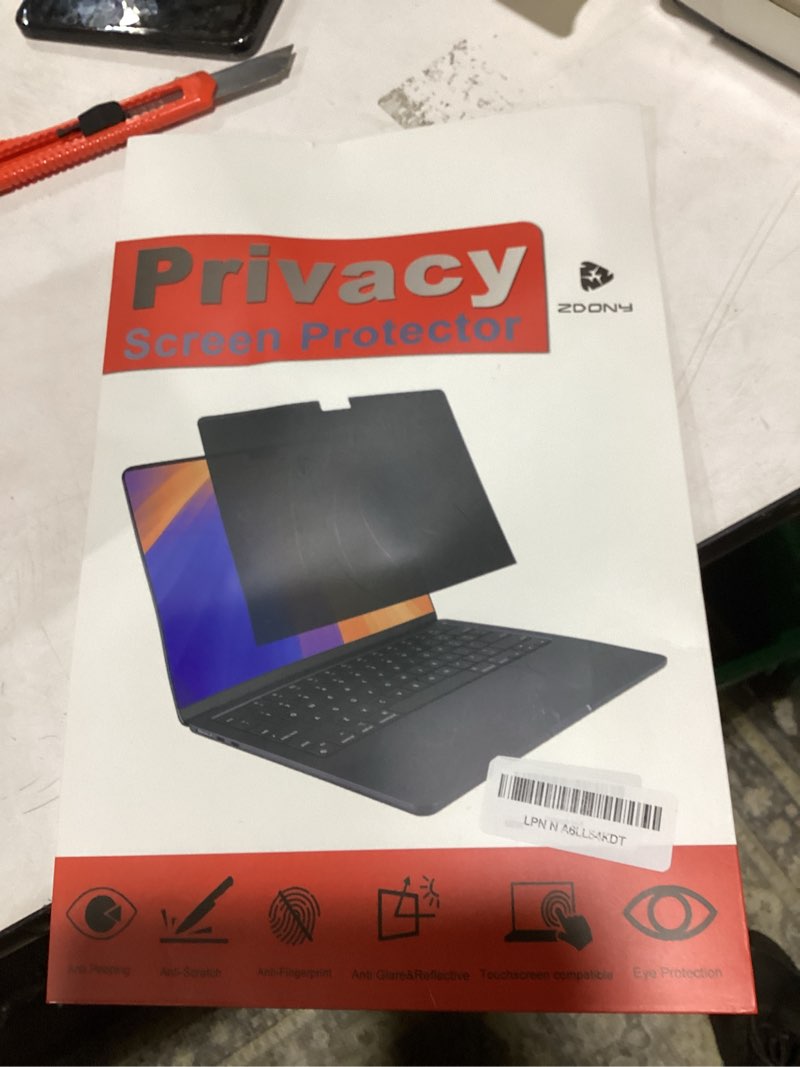 Condition photo showing New/Like New for MUBUY-GOL 14.5" Laptop Privacy Screen Filter For Hp/Dell/Acer/Samsung/Asus/Thinkpad,14.5 Inch 16:10 Aspect, Anti Blue Light Anti Glare Laptop Screen Protector (12 5/16 x 7 11/16 Inch)