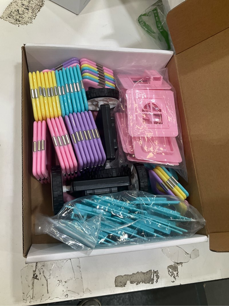Condition photo showing Good Condition for magblock magnetic building blocks set, upgraded magnetic tiles toys for 3 4 5 6 7 8+ year old girls, 103pcs magnet toys for toddlers boys and girls 3-5