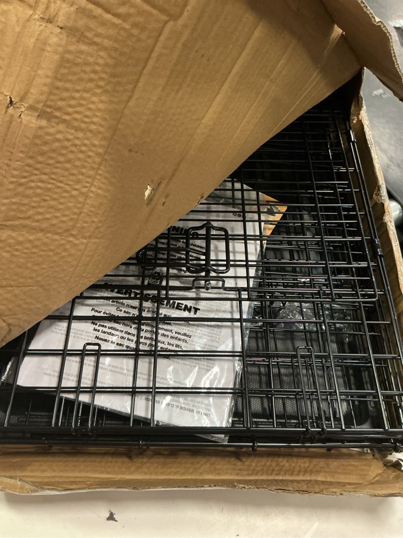 Condition photo showing Good Condition for MidWest Homes for Pets 24-Inch Two-Door iCrate Folding Dog Crate with Divider Panel, Leak-Proof Tray