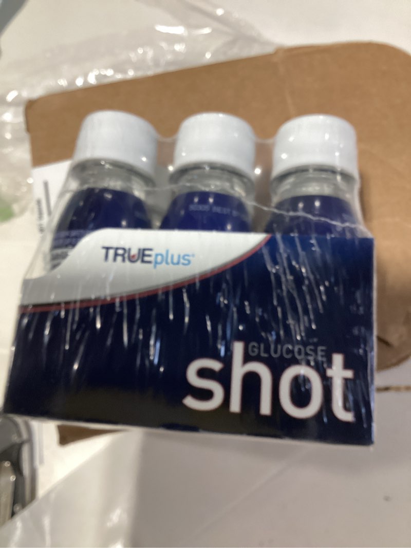 Condition photo showing Good Condition for trueplus glucose shot, orange, 15g fast-acting carbohydrates, fat free, gluten free, raise low blood sugar and boost energy, 12 pack orange 2 fl oz (pack of 12)