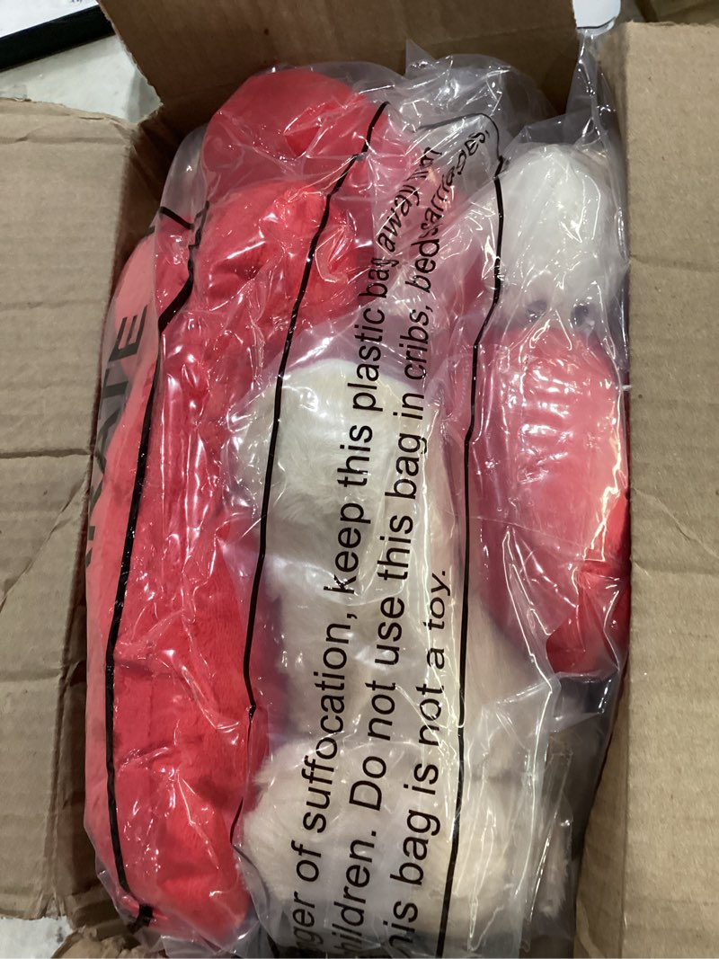 Condition photo showing Good Condition for jenaai 4 pcs valentine teddy bear gifts 10" stuffed love teddy bear plush table decoration, romantic stuffed animals cute plush gift for girlfriend couples, valentine galentines wedding party decor