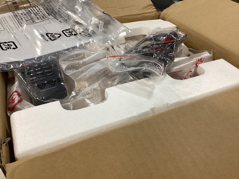 Condition photo showing Good Condition for Panasonic Compact Stereo System with CD Player, Bluetooth, FM Radio and USB with Bass and Treble Control, 80W Stereo System for Home with Remote Control - SC-PM700PP-K (Black)